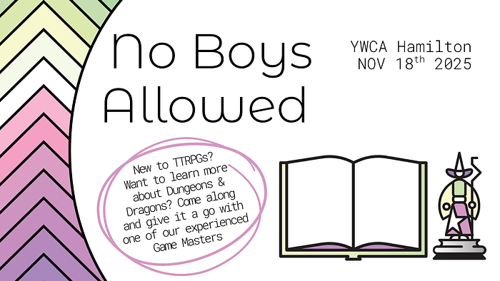 No Boys Allowed November 2025 logo